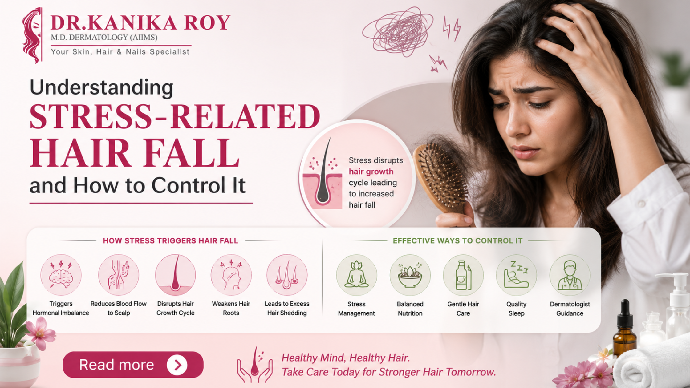 Understanding Stress-Related Hair Fall and How to Control It